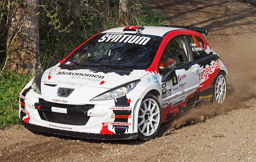 Ib Kragh og Mie Petersen er svage favoritter til totalsejren i Ecoteck Rally Himmerland 2013
(Foto: Åge Keseler Kirketerp)